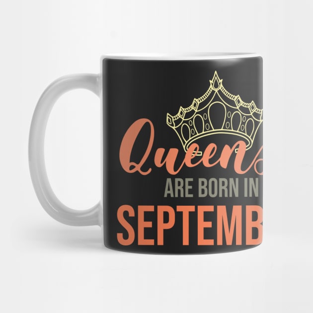 Queens Are Born In September Birthday Graphic by PlusAdore